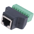 RJ45 to Screw Terminal Adaptor RJ45 Female to 8 Pin connector  for CCTV DVRJ!e