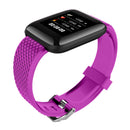 116 Plus 1.3 inch Touch Smart Bracelet Heart Rate Fitness Tracker (Purple)