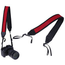 Skidproof Neoprene Red Neck Strap for DSLR Camera Binocular Nikon Canon f 3C