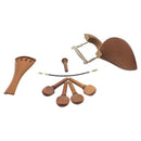 4/4 Violin Chin Rest Chinrest Jujube Wood with Tuning Peg Tailpiece Tailgut