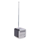 TD-V26 Mini Radio FM Digital Speakers w/Receiver Support TF Card (Black) A