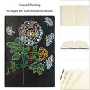 DIY Tree Special Shaped Diamond Painting 50 Pages A5 Sketchbook Notebook