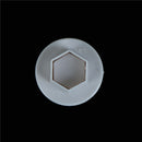 4pcs Hexagon Plastic Cookie Cutter Fondant Cutter Mold Cake Decorating Tool M&