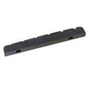 2 Pieces Plastic Slotted Electric Guitar Nut Black