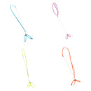 2Pcs Adjustable Nylon Pet Reptile Lizard Hauling Rope Walking Cable Harness