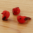 3 x Cute Foam Small Birds Statue Garden Sculpture Christmas Tree Ornament