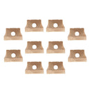 10PCS Hollow Chinese Erhu Strings Wooden Bridge Musical Instrument Parts