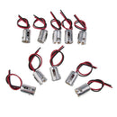 10 Pieces Car 1156 BA15D LED Light Female Socket Wiring Harness Connector