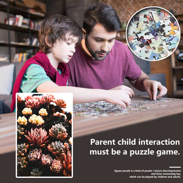 1000 Pieces Adults Kids Paper Jigsaw Puzzles Fleshiness Assembling Picture