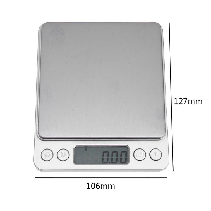 Portable Electronic Digital LED Luminous Jewelry Scale Home Weighing Tool