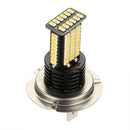 2Pcs H7 LED Fog Light Bulbs DRL 3200 Lumens Super Bright 84-SMD 12V 24V H7