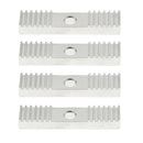 4pcs DIY GT2 Timing Belt Fixing Piece Tooth pitch 2mm Clamp Fixed Clip 9 *40mm