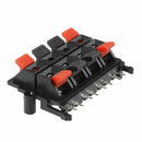 2Pcs 64x40x20mm 8 Positions Push in Jack Spring Load Speaker Terminals I2B3