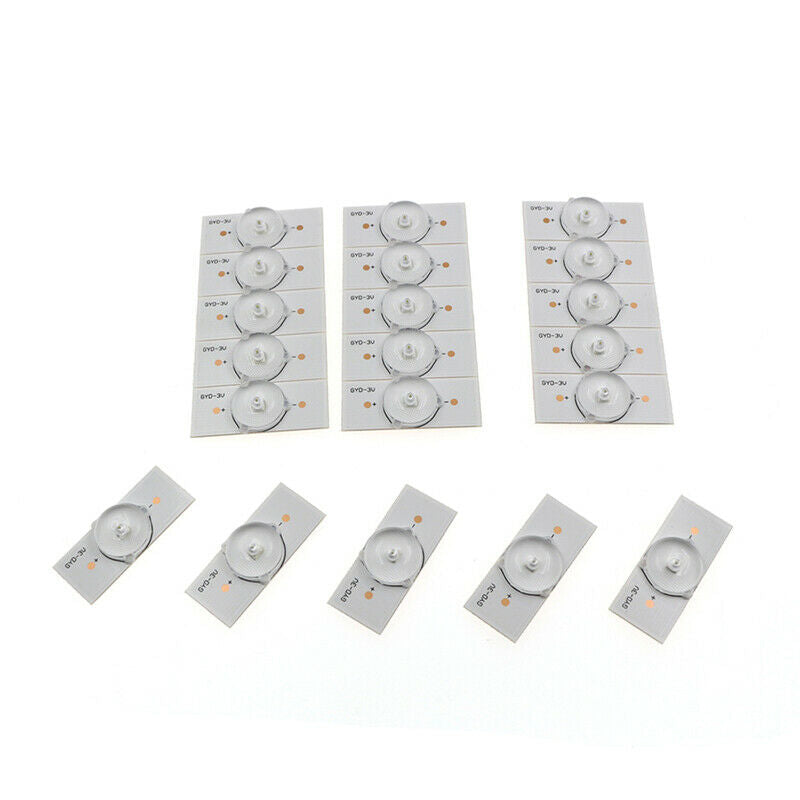 20Pcs 6V SMD Lamp Beads with Optical Lens Fliter for 32-65 inch LED TV ReS Ew