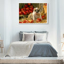 Dog 5D DIY Diamond Painting Full Square Drill Cross Stitch Art Gift (JF170) A