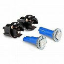 PC74 T5 LED Twist Socket Instrument Panel Cluster Plug Dash Blue Light Bulbs x10