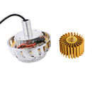 Hi-LO LED Halo Projector Motorcycle Headlight Angel Eye