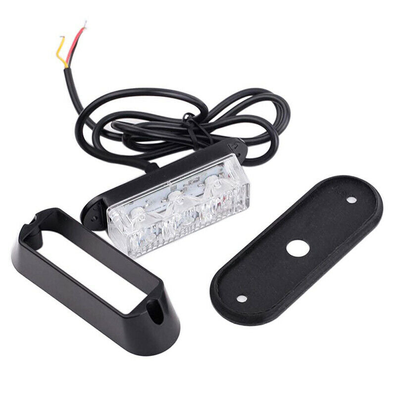 3W 3 LED Car Truck Flashing Strobe Emergency Warning Light Lamp Waterproof