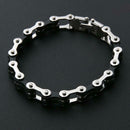 Women Girls Stainless Steel Bike Bicycle Jewelry Chain Bracelet Gift
