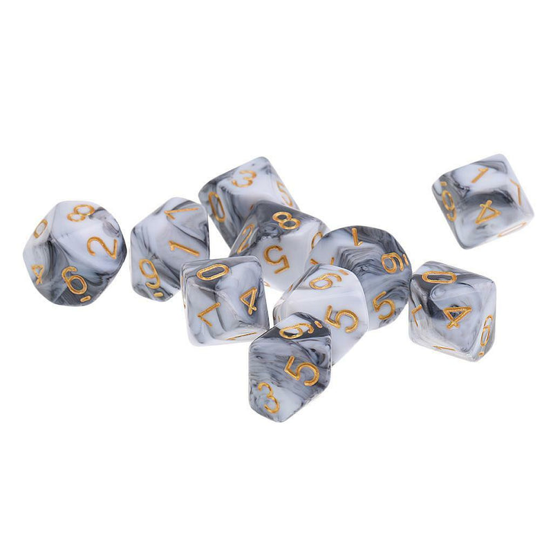 20pc Dice D10 Polyhedral Dice for Dungeons and Dragons Dices RPG