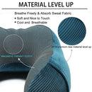 Blue Travel Pillow Memory Foam with 360-Degree Head Support Comfortable Nec
