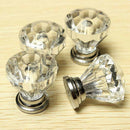 12x Acrylic Crystal Door Knobs Drawer Cabinet Furniture Kitchen Handle New