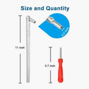 Valve Stem Puller Installer Tool - 6Pcs Tr412 Tire Snap In Short Rubber Val