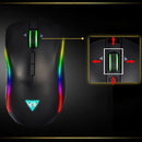1X(Gamedias M8 Gaming Mouse Rgb Lighting Weighted Gaming Mouse