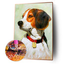 Full Round Drill Diamond Painting 5D DIY Dog Animal Mosaic Decor (Nx067)