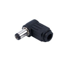 10x 2.1mm x 5.5mm Male Plug Right Angle L Jack DC Power Connector
