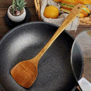 Wooden Long Cooking Rice Spatula Scoop Non-stick Hand Wok Shovel Kitchen To T0Z1