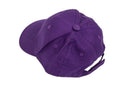 Kids Plain Baseball Cap Girls Boys Junior Childrens Hat Summer-Deep Purple