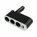 3/4 Way Multi SOCKET DC 12V/24V CAR CIGARETTE LIGHTER SPLITTER USB PLUG CHA