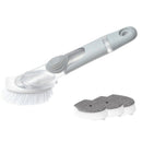 Cleaning Brush Scrubber Washing Dish Bowl with Refill Liquid Soap Dispenser
