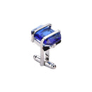 Blue Stainless Steel Mens Wedding Party Gift Shirt Cuff Links Cufflink 3C JC,a