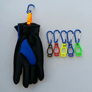 Glove Clip Guard Holder Labor Work Clamp Grabber Catcher Small Size Black