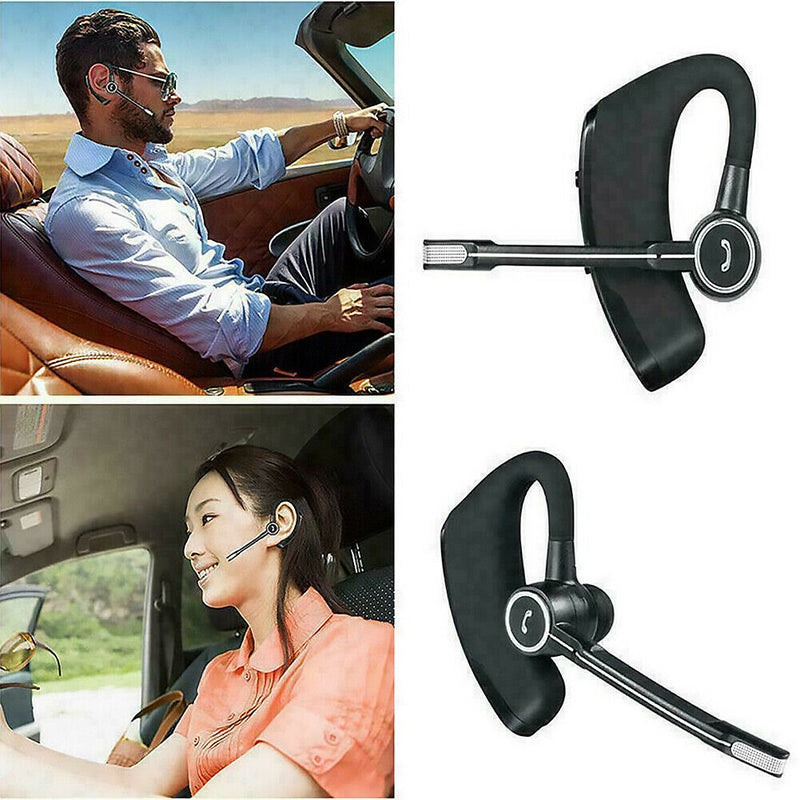 V8S Bluetooth Earphones Business Wireless Handsfree Headset with Mic for Driver