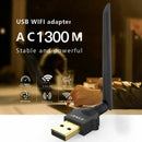Edup Wireless Wifi Adapter 2.4/5Ghz 1300Mbps Usb Dual Band Wifi Receiver Ac
