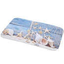 3Pcs Conch Bathroom Skidproof Pedestal Rug Lid Toilet Cover Bath Mat