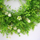 Garden Greenery Wreath Hanging Garland Home Door Window Decor Wedding Event 20''