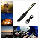 Black USB Rechargeable Eyeshield COB Lamp LED Work Light 410lm with Cable