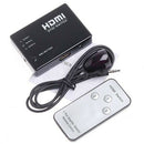 Mini 3 Port HDMI Switch Switcher Splitter 1080P HD Video + IR Remote