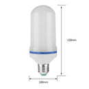 4 Modes G-Sensor LED Flicker Flame Fire Effect Light Bulb E27 Christmas Decor