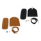 2Sets PU Leather Handbag Parts Knitting Bag Sewing Handbag Accessories