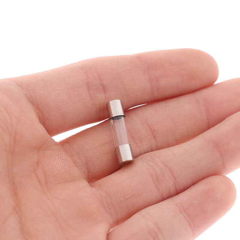 100Pcs Set 5x20mm Quick Blow Glass Tube Fuse Assorted Kits,Fast-blow Glass Fu Gw