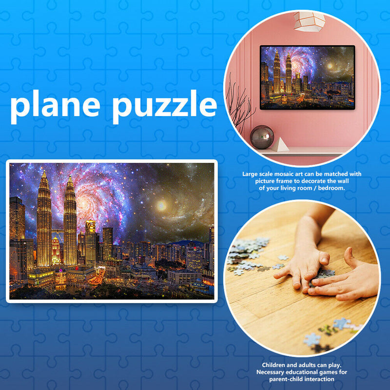 DIY Magic City Paper Puzzles 1000pcs for Adults Kids Jigsaw Picture Toys