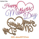 Happy Mother's Day Cutting Die Stencil Embossing DIY Craft Album Card Decor