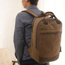 Canvas Shoulder Bag Handbag with Two Large Bag Backpack Computer Backpack S