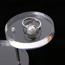 2pcs Round acrylic rack earring display stand Jewelry Store Show Holder