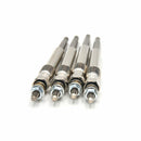 4pcs Heater Glow Plug Set Replacement Dual Core Stainless Steel for Ford Transit